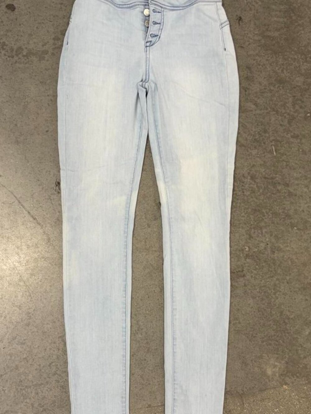 Guess Women's Blue Light Wash Shauna Corset Skinny Jeans – Size 26